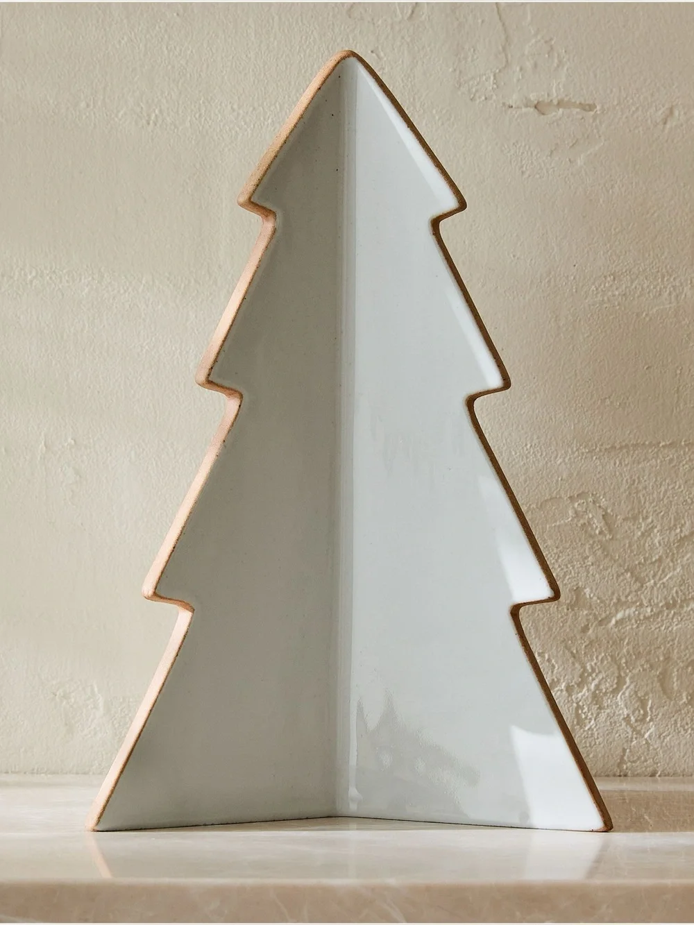 West Elm Mill Stoneware Decorative Tabletop Tree Set of 3